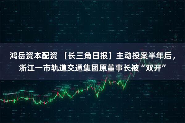 鸿岳资本配资 【长三角日报】主动投案半年后，浙江一市轨道交通集团原董事长被“双开”